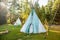 Dwelling tipi, The wigwam in the forest