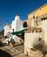 Dwellings houses-caves built into rock. Chinchilla