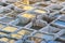 Dye reservoirs in tannery in ancient medina Fes, Morocco