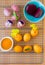 Dyeing Easter eggs natural way.