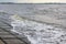 Dyke dike mudflat waves landscape North Sea coast Nordenham Germany