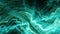 Dynamic abstract turquoise and green motion graphic design. Seamless looping. Animated 4K futuristic intro hypnotic motion gradien