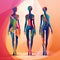 Dynamic Anatomy: Colorful Gradients And Elegant Figures