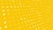 Dynamic animated background with pulsating white circles and crosses on yellow background are changed size with