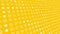 Dynamic animated background with pulsating white circles on yellow background are changed size with perspective motion