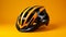 Dynamic Black Orange Bike Helmet For Speed And Motion
