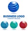 Dynamic Business Globe Logo