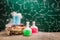 Dynamic chemical reaction on chemistry lessons in school