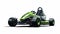 Dynamic Color Combinations: Lifelike Renderings Of A Green Go-kart