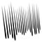 Dynamic comic burst lines. Random vertical straight stripes. Irregular streaks, strips design. Abstract geometric pattern