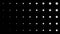 Dynamic composition with white stars scaling at black background. Vintage pattern animation.