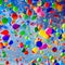 A dynamic explosion of colorful water balloons, frozen in mid-air, creating a playful and energetic scene3, Generative AI