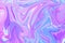 dynamic interplay of colors, bold transitions, and artistic forms in marble effect texture of purple, white, and blue hues