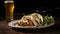 Dynamic Lighting: Tacos And Beer In A Captivating Photo