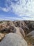 Dynamic overview of the limestone rocks in Cappadocia, Turkey