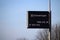 Dynamic Route Information Panel DRIP to advise for parking space at the seaside resort Scheveningen in the Netherlands close to