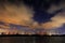 A dynamic skyline of Dubai, UAE at dawn