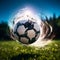 Dynamic Soccer Action: Ball Soaring at High Velocity