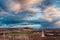 Dynamic Stormy Sky over the high desert plains and hills south of Melba Idaho