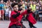 Dynamic Tradition: Georgian Boy\\\'s Traditional Dance at City Square Festival
