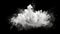 Dynamic White Powder Explosion. Generative AI