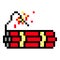 Dynamite pixel art