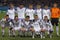 Dynamo Kiev team pose for a group photo
