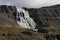 Dynjandi, also named Fjalfoss. Majestic waterfall in the west fjords of Iceland.