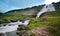 Dynjandi water fall or the bridal veil