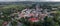 DynÃ³w Dynow town drone aerial panoramic view 2022