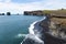 Dyrholaey Cliffs and Beach in Iceland