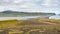 Dyrholaey promontory and black beach in Iceland