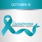 Dysautonomia awareness month vector illustration