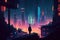 The Dystopian Future of Cyberpunk: An AI Generated Cityscape