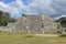 Dzibilchaltun, Yucatan, Mexico: Structure 36, a tiered pyramid with a central stairway