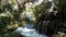 DÃ¼den Waterfalls Antalya, rough river and waterfalls.