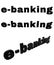 E-banking black 3D text