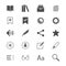 E-book reader flat icons