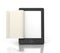 e-book reader tablet with empty pages