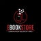 E-Book Store Logo. E-books vector and illustration.