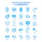 E-Commerce Blue Tone Icon Pack - 25 Icon Sets