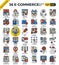 E-commerce business icons