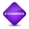 E-commerce elegant purple diamond button