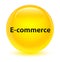 E-commerce glassy yellow round button