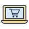 E Commerce  Glyph Style vector icon which can easily modify or edit