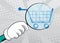 E-commerce icon, Shopping symbol under magnifying glass