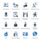 E-commerce Icons Set 1 - Blue Series