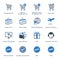 E-commerce Icons Set 2 - Blue Series