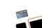 E-Commerce and Mobile Online shopping Concept. Close up of mockup fake credit card with computer tablet and mobile smartphone on