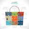 E-commerce Polygonal Infographics